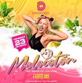 Melocoton opening party al Cayo Coco di Porto Recanati