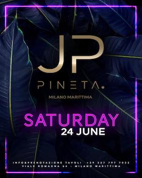 Saturday Party al Just Pineta Milano Marittima