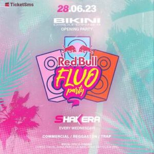 Shakera Fluo Party al Bikini disco dinner di Cattolica