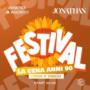 La cena anni 90 al Jonathan di San Benedetto