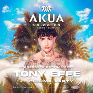 Tony Effe alla Discoteca Akua di San Benedetto