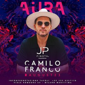 Camilo Franco alla Discoteca just Pineta Milano Marittima