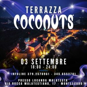 Domenica speciale alla Terrazza Coconuts