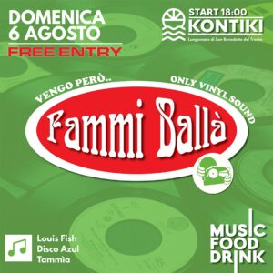 Tanta buona musica in vinile al Kontiki di San Benedetto