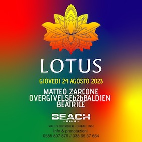 Beach Club Versilia, Lotus di fine estate