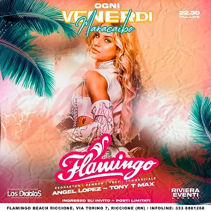 Flamingo Riccione, Maracaibo beach party