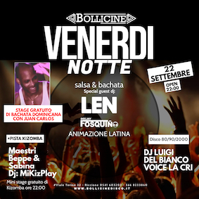 Dj Len al Bollicine di Riccione