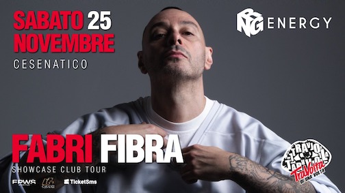 Fabri Fibra alla discoteca Energy