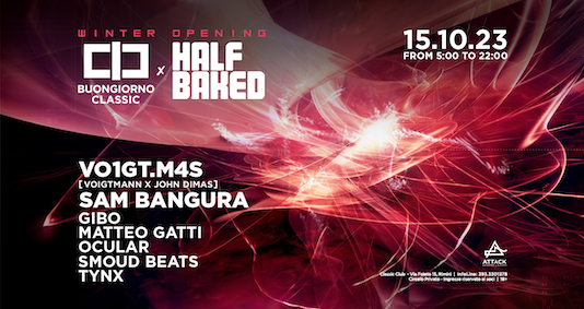 Winter opening Half Baked al Classic Club di Rimini