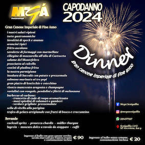 Capodanno 2024 al Megà di Senigallia