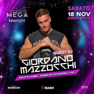 Mazzocchi alla discoteca Megà di Pescara