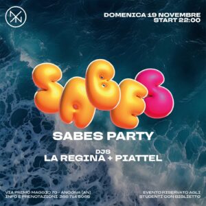 Sabes party al Nyx club di Ancona