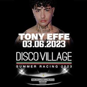 Summer Racing 2023 con Tony Effe al Disco Village di Follonica