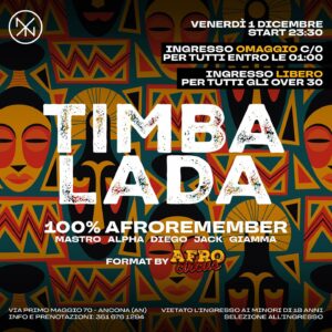 Timba Lada di Dicembre al Nyx Club di Ancona