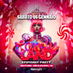 Candy land alla discoteca Megà di Pescara