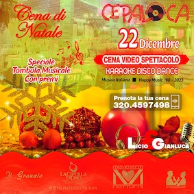 Cena di Natale al Ristorante La Cipolla D’Oro Porto Potenza Picena