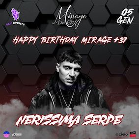 Nerissima Serpe alla discoteca Mirage