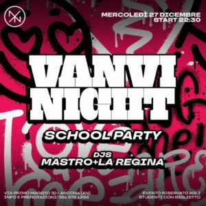 School party alla Discoteca Nyx di Ancona