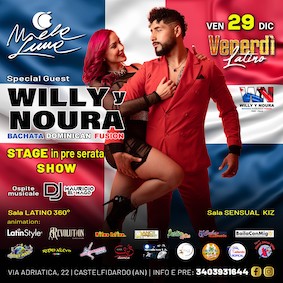 Willy y Noura special guest al Melaluna di Castelfidardo