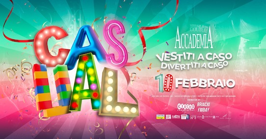 Carnevale Casual alla discoteca Accademia