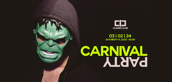 Carnival Party al Classic di Rimini