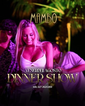 Dinner show pre Ferragosto al Mambo beach di Milano Marittima