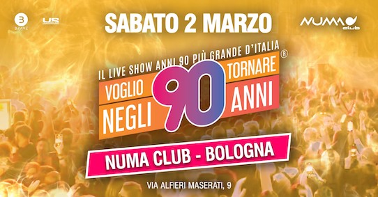 Numa Bologna voglio tornare negli anni 90