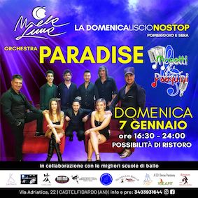 Orchestra Paradise al Dancing Melaluna