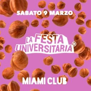 La festa universitaria alla Discoteca Miami Monsano