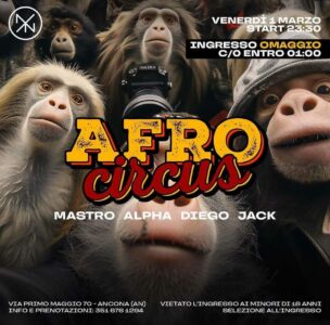 Primo Afrocircus di Marzo al Nyx di Ancona