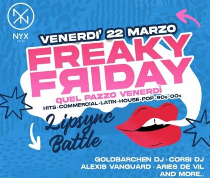 Freaky Friday di primavera al Nyx di Ancona