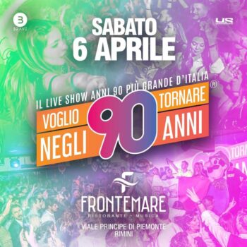 Tornano prepotenti gli anni 90 al Frontemare di Rimini