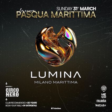 Pasqua al Lumina di Milano Marittima