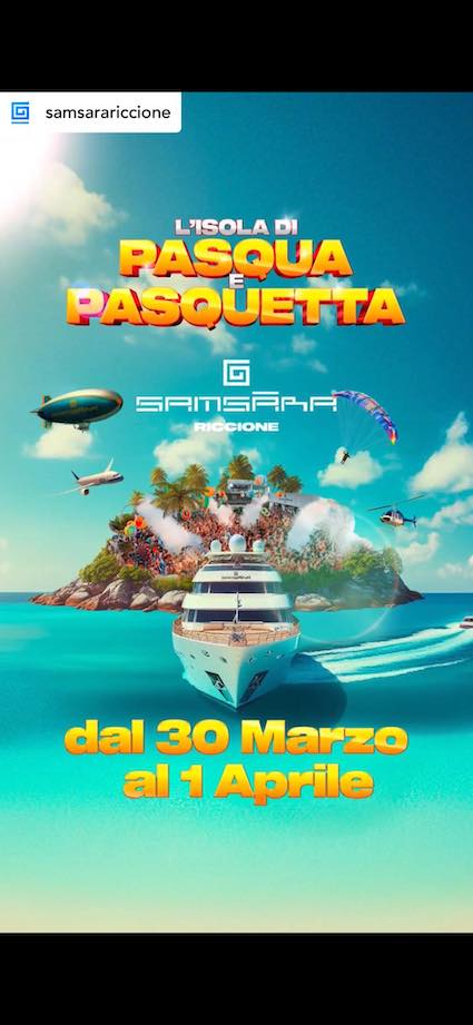 Pasquetta 2024 al Samsara di Riccione