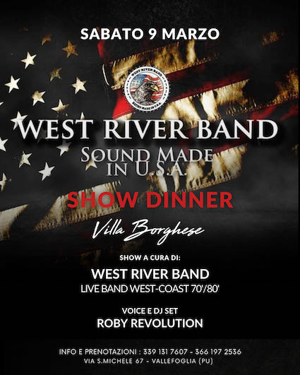 West River Band alla Villa Borghese di Montecchio