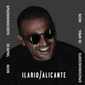 Ilario Alicante presso la discoteca Spazio 900 di Roma