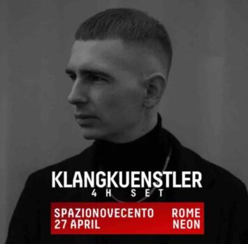 Klangkuenstler alla Discoteca Spazio 900 di Roma