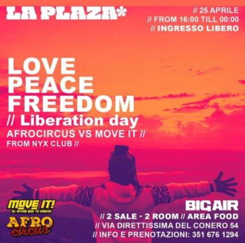 Liberation day presso La Plaza di Camerano