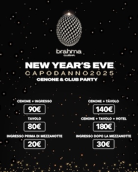 Capodanno 2025 al Brahma di Civitanova