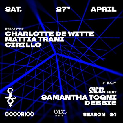 Charlotte de Witte @ Cocoricò Riccione