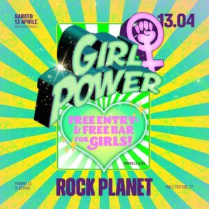 Free Bar e Free Entry Lady al Rock Planet di Cervia