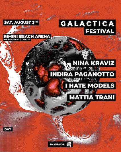 Galactica Festival Day e Night alla Rimini Beach Arena e Cocoricò