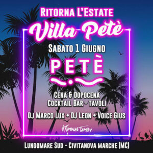 Inaugurazione Villa Petè Civitanova Marche