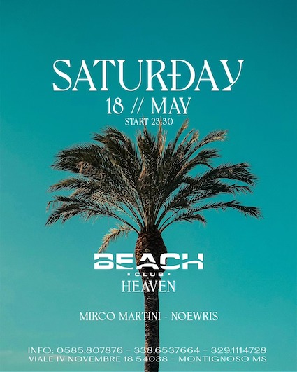 Opening Summer Season Beach Club Versilia