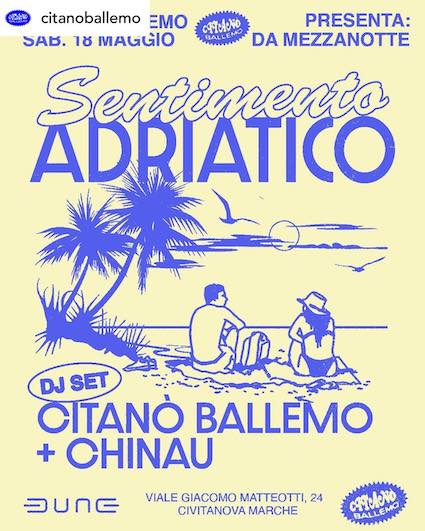 Sentimento Adriatico al Dune di Civitanova