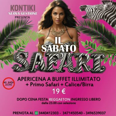 Primo Safari di Luglio al Kontiki di San Benedetto Del Tronto