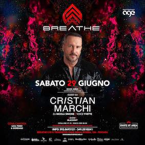Cristian Marchi al Breathe Pescara
