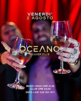 2 Agosto 2024 al ristorante Oceano di Milano Marittima