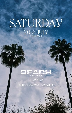 Beach Club ed il sabato Heaven in Versilia