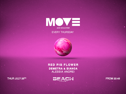 Red Pig Flower guest del Beach Club Versilia